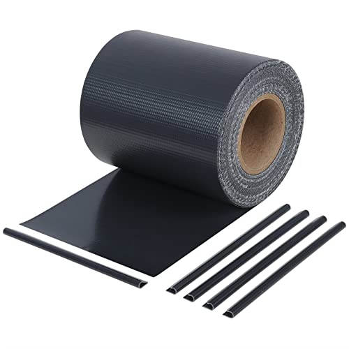 WOLTU Bandes Brise-Vue en PVC de 450g/m², Rouleau Brise-Vue Occultant 19cm x 35m, Résistant au Vent et au Soleil, pour Clôture, Jardin, Balcon, avec 25...