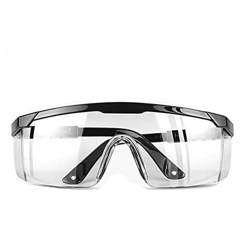 LianSan Cycling Safety Glasses Anti Fog & Scratch Clear Lenses, Non-Slip Grips Wrap-Around Frame Cover