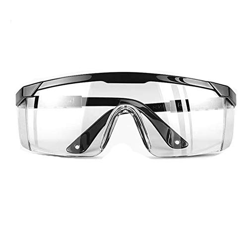 Lunettes de sécurité Transparentes avec Sangle, Lunettes Anti-buée de Virus de Protection oculaire médicale… Cover