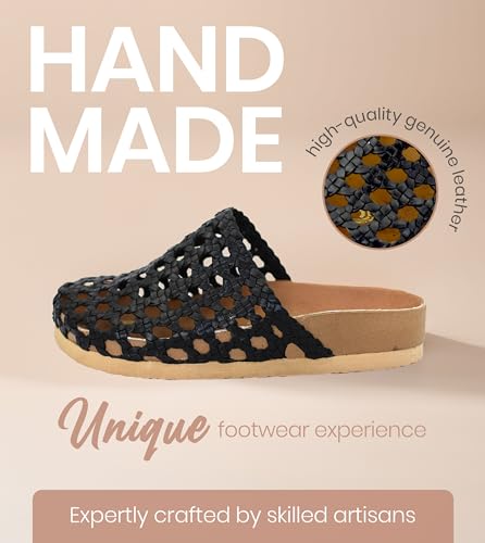 Macarena Collection Womens Shoes Leather Sandals for Women | Huarache Handmade Mexican Sandals Women | Comfortable & Stylish Womens Sandals 0044