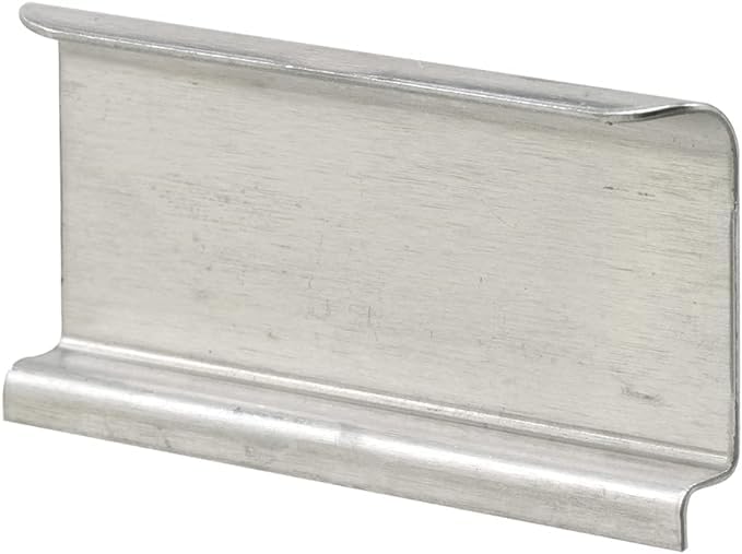 Aluminum Window Screen Spline Channel Pull Lift Tabs, Mill/Silver, C Shape, 20 or 30 Pack (30)