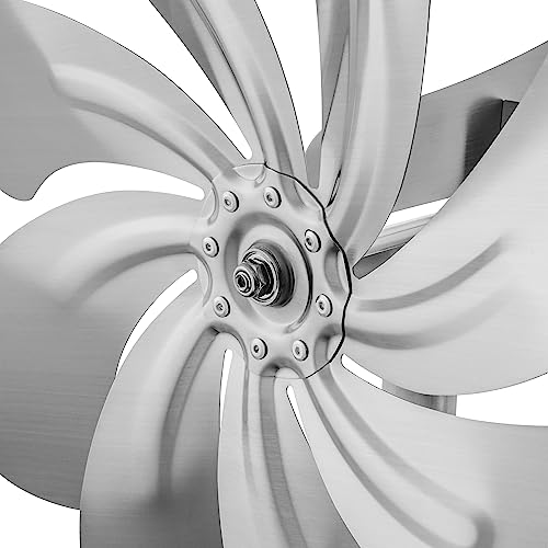 SKARAT A1007 - steel4you XXL Windrad Windmühle Speedy40 Plus aus Edelstahl (40cm Rotor-Durchmesser), kugelgelagert, mit Windfahne (360° Grad drehbar) - Made in Germany (150cm)