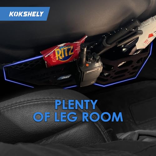 Image of Metal Rear Door Pocket Molle Panels Compatible With 2018-2024 Wrangler JL 4 Door Only & 2020-2024 Gladiator JT|JL /JT Door Pockets|Surface Fluff Skin Friendly|Steel Storage Replaces Door Mesh