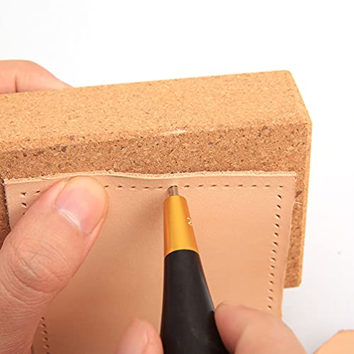 Tampon en liège pour couture de cuir bloc carré absorbant haute densité - 3