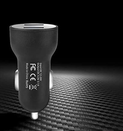 Tipo C Cargador de Coche,Cargador de Coche USB de Doble Puerto r?pido con tecnolog?a de Carga Adaptable a Dispositivos Inteligentes para12-24 (V) Negro Tipo C Cargador de Coche,Cargador de Coche USB de Doble Puerto r?pido con tecnolog?a de Carga Adaptable a Dispositivos Inteligentes para12-24 (V) Negro