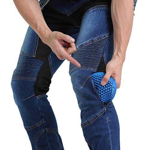 image for Takuey Motorcycle Riding Pants Reinforce with Aramid Protection Summer