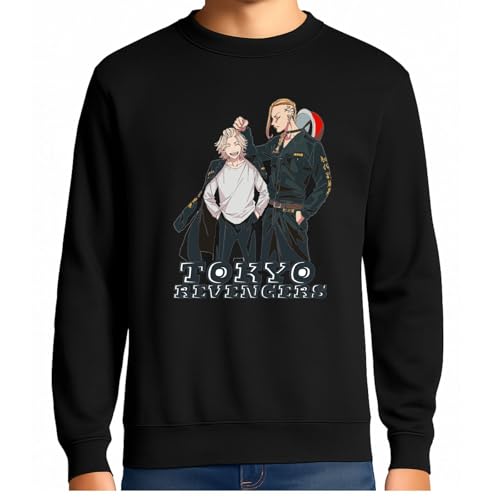 the Fan Tee Sudadera Adulto Sin Capucha de Hombre Dibujos Animados Tokio Anime japonés – Banda Callejera y Líder del Rubio, Mikey, Gang 014 M