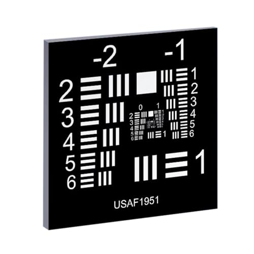 Optical Microscope Camera Test Chart, 3