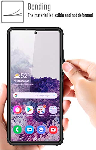 MOONCASE Capa para Samsung Galaxy S20 FE, capa traseira ultrafina fosca transparente absorção de cho