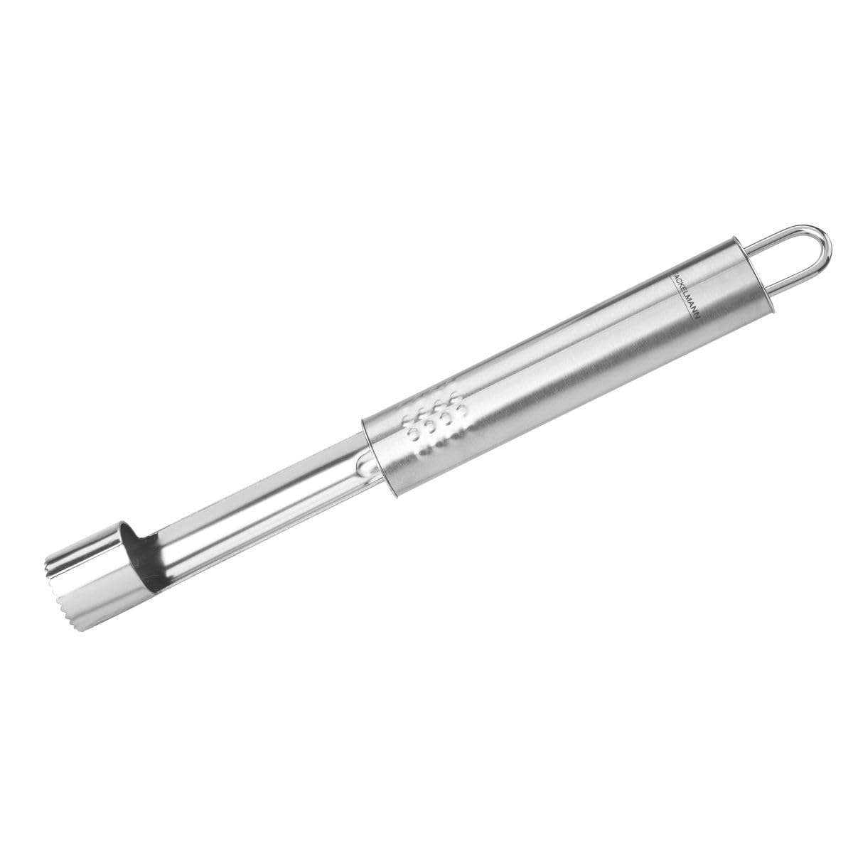 Fackelmann 40438 Vide-​Pomme avec Poignée Ovale Acier Inoxydable Argent 20 x 2,​2 x 2 cm