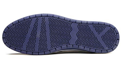 Santimon Men's Slip on Loafers British Style Breathable Flat Dress Shoes Fashion Sneakers4