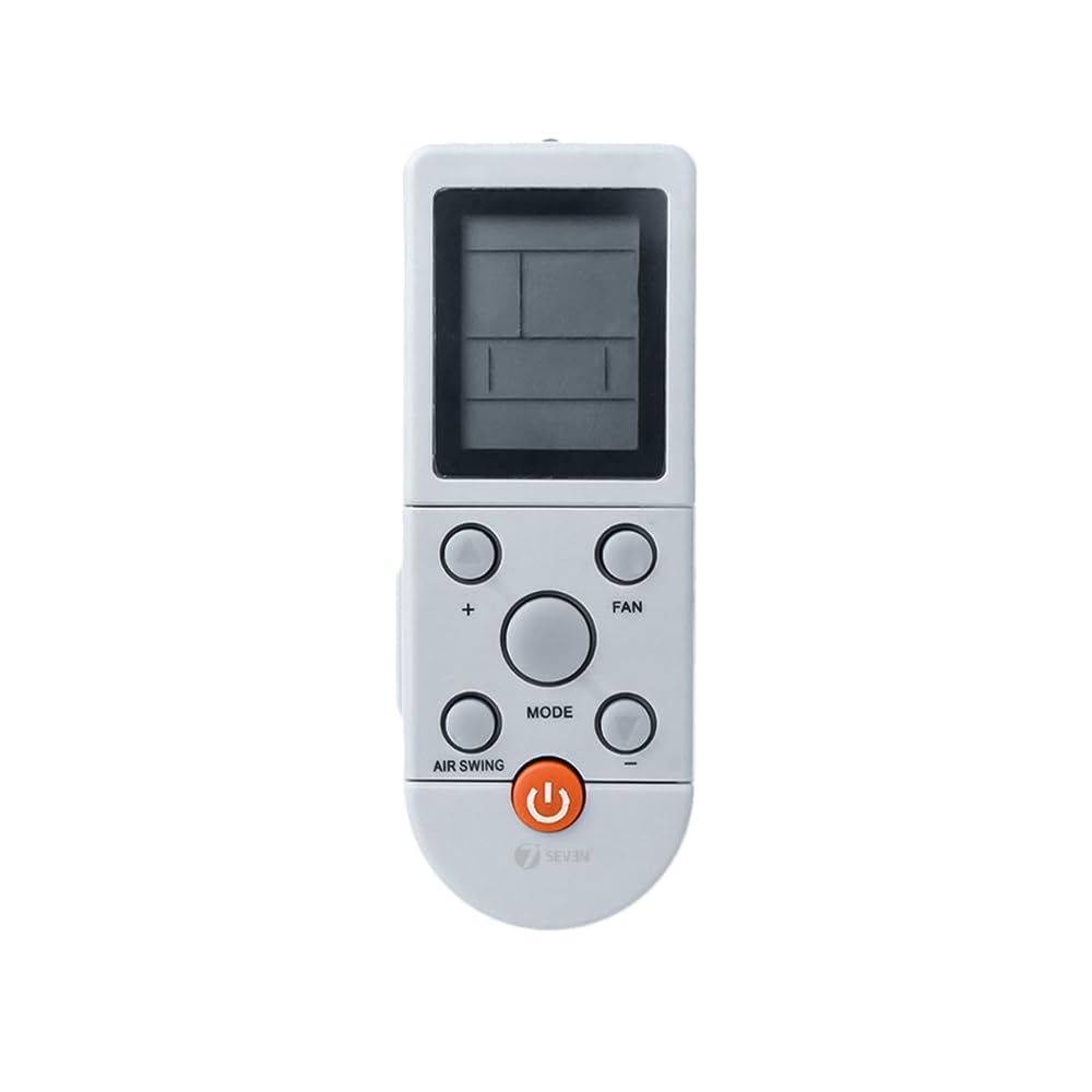 7SEVEN® Compatible with Voltas Ac Remote YKR-F/06 Model Suitable for Split and Window Air Conditioner 1 1.5 2 Ton - Match Exactly with Old Model 2 Remote for Better Performance