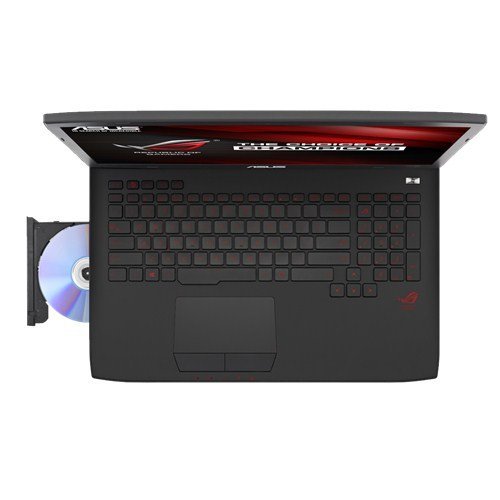 Image of Asus G751JL-T3024P 17.3-inch ROG-Series Touchscreen Gaming Laptop (Core i7-4720HQ /24GB /1TB /Win 8.1 /2GB Graphics), Black