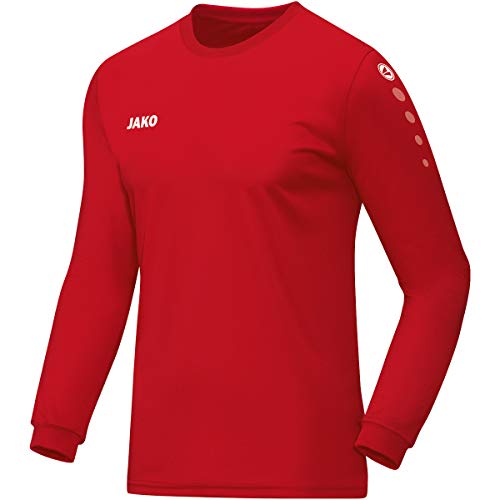 JAKO Herren Trikot Team (Langarm), Sportrot, L