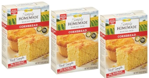 15 oz (3 pack) Generic Simply Homemade Corn Bread Baking Mix,