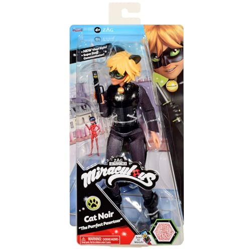 Miraculous Ladybug & Cat Noir - Muñeca de Moda con diseño de Gato Negro