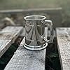 Wentworth Pewter – Half Pint Standard Double Lined Pewter Tankard – Classic British Beer Mug with Elegant Double Line Detail – Personalised Engraving Available (Half Pint) #1