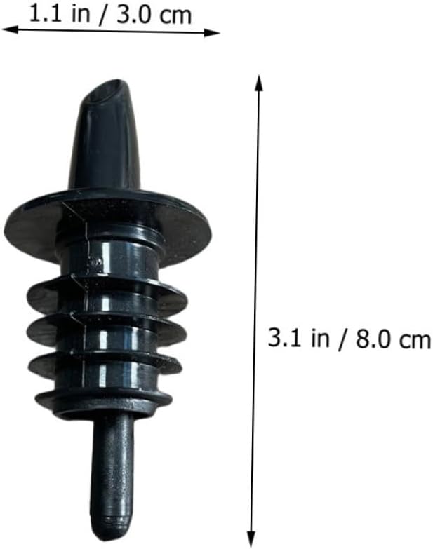 Craftsmanship Plastic Wine Pourer 10pcs Pvc Wine Bottle Stoppers Bottles Well