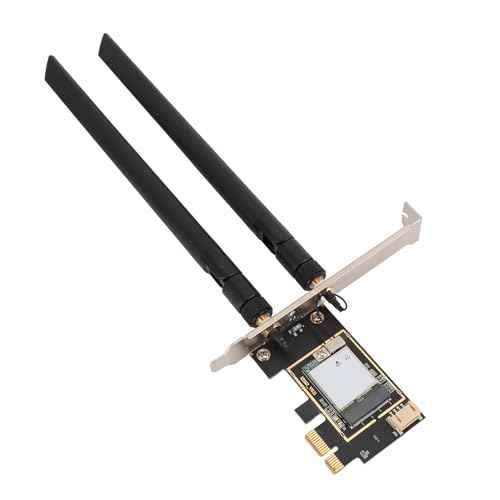 Dpofirs Tarjeta Inalámbrica, Adaptador Inalámbrico MT7925 de Alta Velocidad 5400Mbps Baja Latencia para Computadora de Escritorio miniatura 2