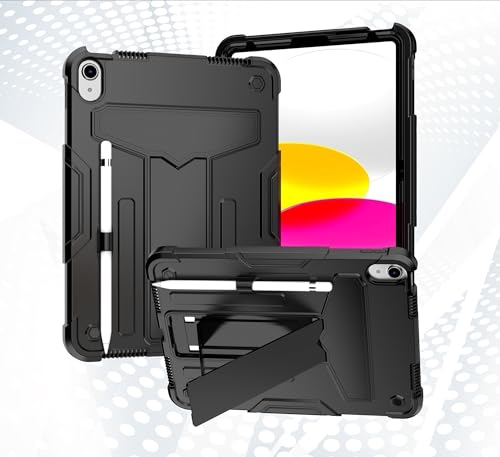 Coque iPad 12ème génération 2026 antichoc pour enfants noire