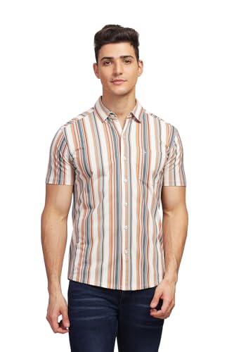 Image of BULLMER Trendy Regular Fit Printed Causal Shirt for Men - Pack of 1