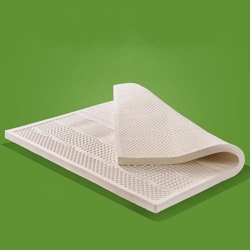 Este cubrecolchón de látex Natural, Individual, Doble, Queen, King Size, Plegable, Estilo Tatami japonés, para Dormitorio, 10 cm, 135 x 190 cm