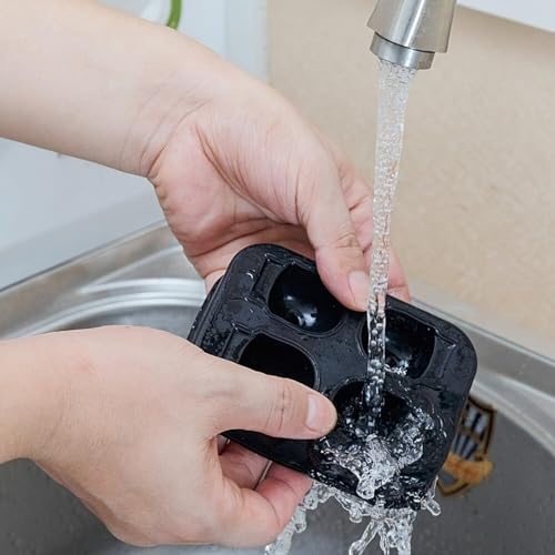 Molde de silicona para bolas de hielo 4 cavidades miniatura 7