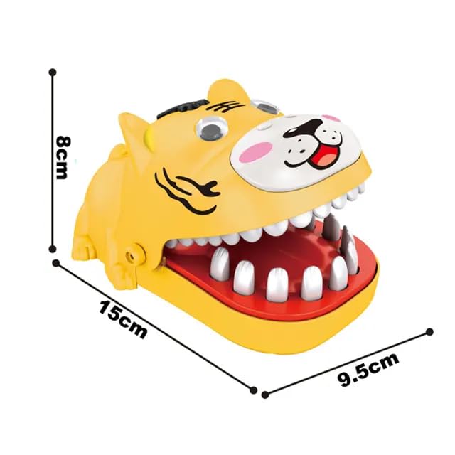 Sawkirp Darshraj Animal Finger Puppets Biting Game, Set of 1, Orange and Yellow - Image 4 thumbnail