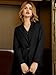 Kelyaa Women's 3 Piece Suit Lady Business Casual Office One Button Notched Lapel Slim Fit Blazer Jacket Vest Pants Set Black