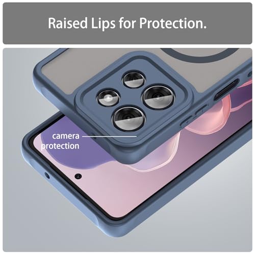 Image of Compatible with Moto G Play 2025 Case Cover,Compatible with MagSafe,Anti-Fall,Compatible with Motorola Moto G Power 2025 / Moto G 5G (2025) XT2513V T2513-1 Cell Protective Phone Case Blue