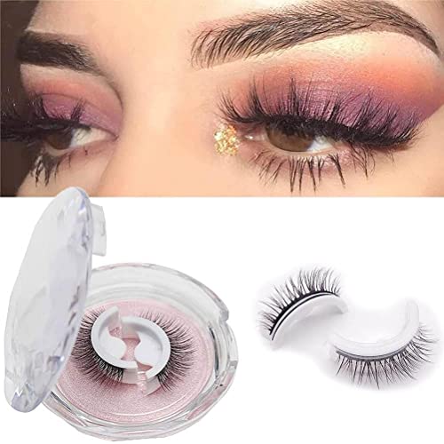 Ciglia Finte Autoadesive, Ciglia Finte 3D Naturali...