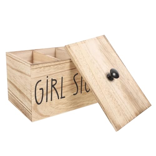 FONDOTIN Caja De Almacenamiento De Toallas Sanitarias Decoración Para Baño De Invitados Soporte Para Toallas Sanitarias Organizador Para Baño Dispensador De Toallas Sanitarias
