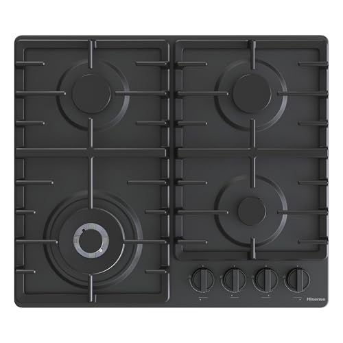 Hisense GM663BHF Piano Cottura a Gas, 4 Zone di Cottura,
