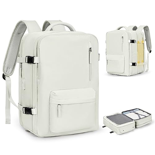 Large Travel Laptop Backpack, Expandable Flight Approved
