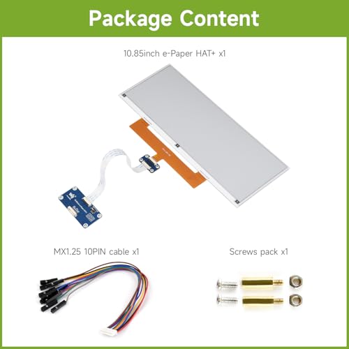 Écran e-Paper 10.85" remède antireflet et basse consommation 1360×480 pour Raspberry Pi - 2