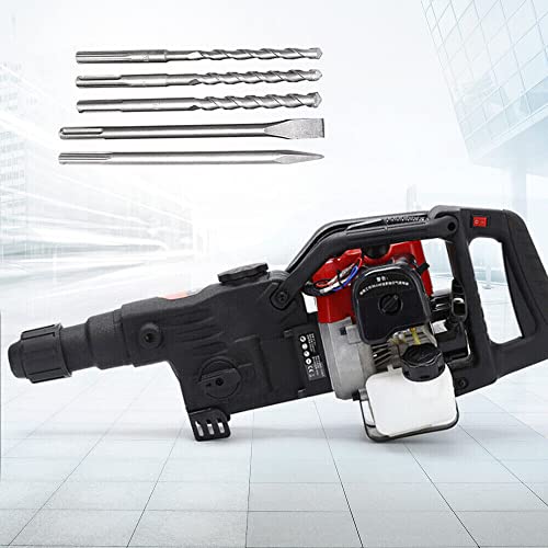Abbruchhammer 1800W 30J BohrhäMmer 5000r/min,Stemmhammer 32.7CC Schlaghammer Stemmhammer Meißelhammer 2 StrokeBenzin für… – Bild 3
