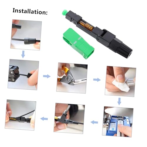 Conector rápido de modo único con alta estabilidad óptica para redes FTTH 6