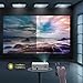 5G WiFi Bluetooth Projector, YABER Native 1080P Outdoor Movie Projector with 350