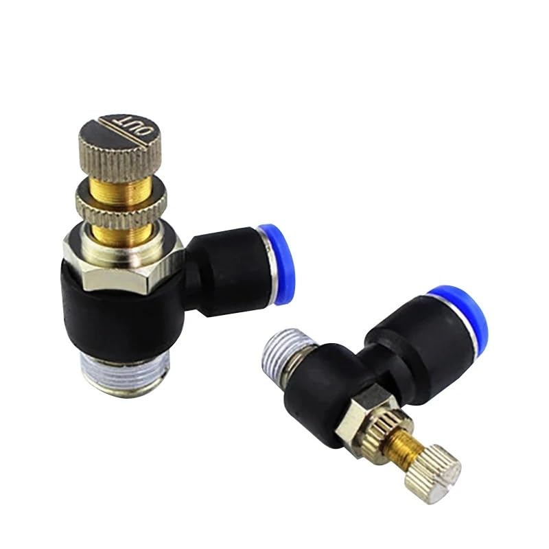 30 Uds SL10-01/SL10-02/SL12-03 conector rápido regulador de presión válvula de acelerador accesorios de compresor racor neumático de aire(SL4-01 30PCS)