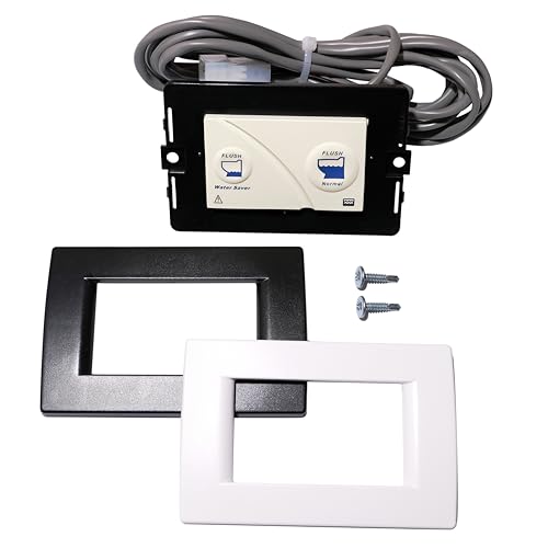 Image of 36387 Wall Switch Tecma, Black,Whitewall Switch for The Tecma RV Toilet Silence Plus