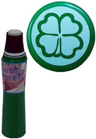 Bingo Delight Green Clover Bingo Dauber by Power Dot