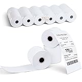 TK Thermal King, (12 Rolls) 2 1/4' x 150' Thermal Paper, Adding Machine/Calculator POS Receipt paper for Cash Registers