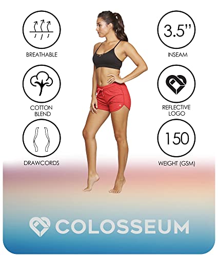 Image of Colosseum Active Women's Simone Cotton Blend Yoga and Running Shorts