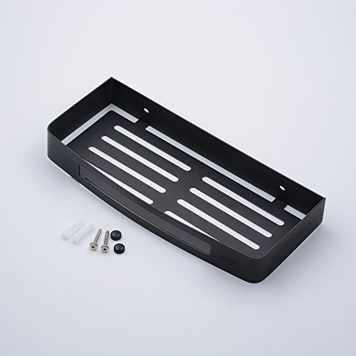 Mensola Doccia Caddy Cestino per Doccia, Nero