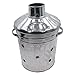 AB Tools Mini Garden Incinerator Bin Small Fire Bin Galvanised Steel for Burning Wood Waste