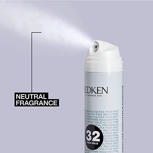 Redken Triple Pure 32 Extreme High Hold Hairspray For All Hair Types, Anti Frizz and Neutral Fragrance - Image 6