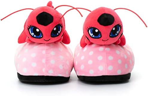 corimori Schattige pluche pantoffels (10 designs) Eenhoorn Jade Slipper One Size 25-33,5 Unisex Pantoffels Mint Roze Zilver
