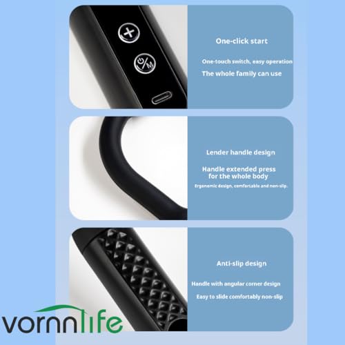 Image of U Shape Massager Gun for Neck,Back & body Pain Relief - Deep Tissue, Rechargeable Cordless Electric Massager for Shoulders, Muscle Relaxation & Sports Recovery, 9 Speed and 9 mode