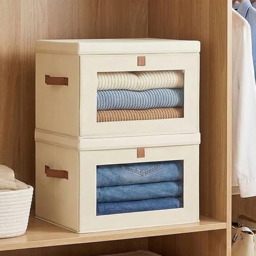 Bac de rangement en tissu Oxford solide de qualité lot de 2 durable