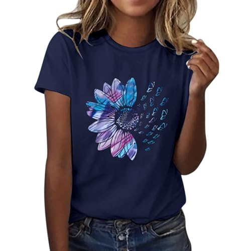 Outlet Angebote, Warehouse Deal retourenware, T Shirt Damen Weiß White Tshirt Shirt Rot Damen Shirt Grün Damen Frauen T Shirt Basic Shirt Damen Basic Shirt Damen Kurz